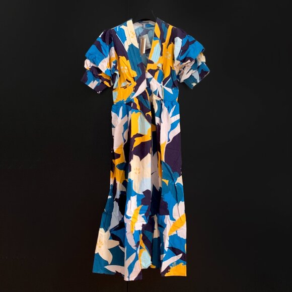 ANTHROPOLOGIE | 100% Cotton Ronika Botanical Maxi Dress | NWT - Picture 9 of 10